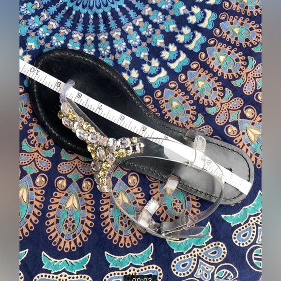 Shoemint Jeweled Sandal - 9 - Picture 4 of 7